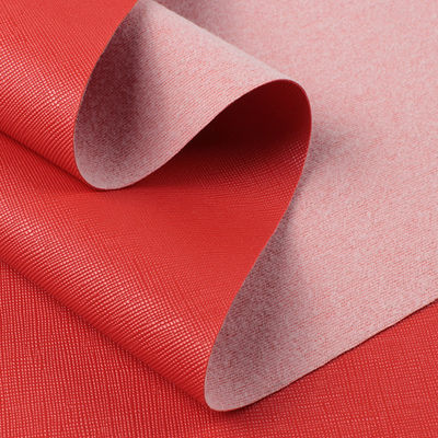 1.0mm fırçalı alt PVC kumaş Klasik Saffiano Deri El Çantası Bagaj Çantası Kanepe Mobilya Aksesuarları