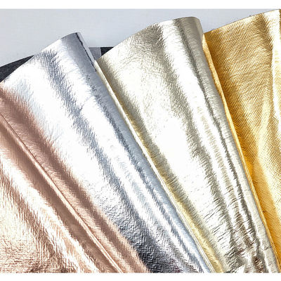 Kutular Paket Deri Saffiano Çapraz PVC Metal Film Sahte Deri Projeleri