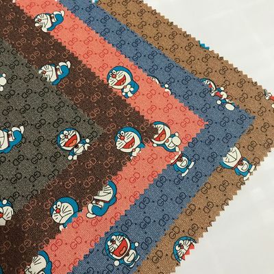 Basılı Karikatür GD Mektup Jingle Cat PVC Sahte Deri Çantalar Telefon Kutusu Paket Kutusu Deri Kumaş