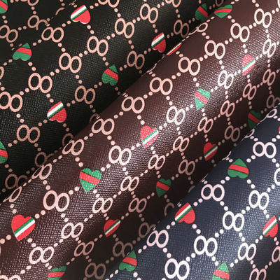 Basılı Kalp Şekli 8 numaralı PVC Sahte Deri Çanta Cüzdan Cüzdan Telefon Kutusu Paket Kutu Deri Kumaş