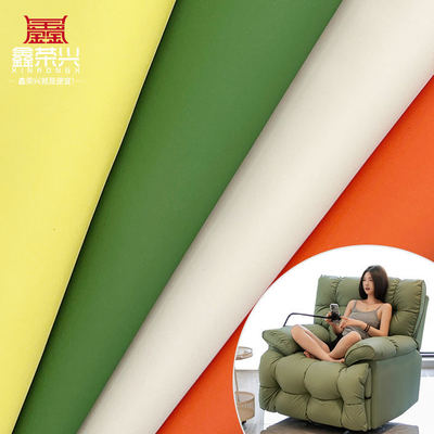 Süper esnek PVC sentetik deri kumaş düz tanelerle kirli dayanıklı