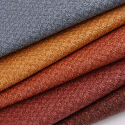 Yarı PU Deri Görünümlü Teknik Kumaş - Aşınmaya Dayanıklı Suni Deri Kumaş