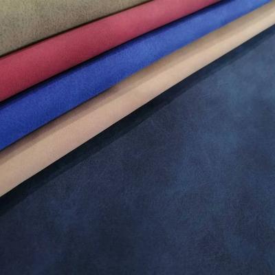 PU Nubuk Deri Suni Deri Kumaş İmitasyon Pamuk Taban Ayakkabı Çanta Defter Kumaşı Toptan