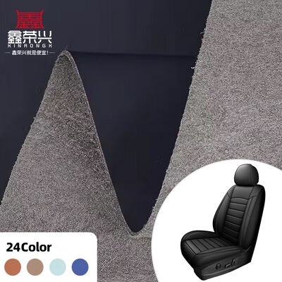 Mikrofiber Kabartmalı Napa Desenli Suni Deri Kumaş PU Su Geçirmez Çevre Dostu Futbol Golf Dış Mekan Araba Koltuğu Kanepe Çanta