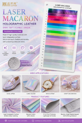 Lazer Makaron Holografik Sentetik Deri