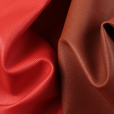 1.0mm fırçalı alt PVC kumaş Klasik Saffiano Deri El Çantası Bagaj Çantası Kanepe Mobilya Aksesuarları