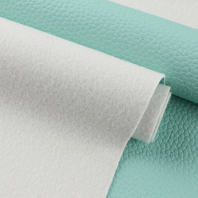 Lychee sentetik el çantası PU deri fırçalı alt 1.2 mm kalınlığı