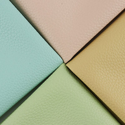 Lychee sentetik el çantası PU deri fırçalı alt 1.2 mm kalınlığı