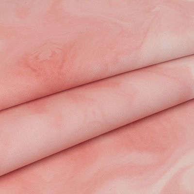 1.0mm Dijital Baskı Mermer PVC Sahte Deri El Çantası Kozmetik Çanta Kullanımı için fırçalı Alt