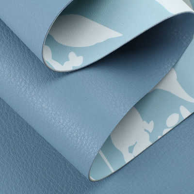 Çiçek Baskılı El Çantası PU Deri 1.5mm Kalınlıklı Çift Yanlı Sahte Deri