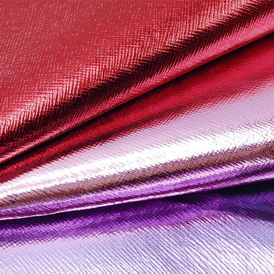 Kutular Paket Deri Saffiano Çapraz PVC Metal Film Sahte Deri Projeleri