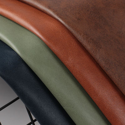 1Çantalar için.0mm PVC Deri Çizik Dirençli Kanepe Sahte Deri Retro Yağ Fırçası