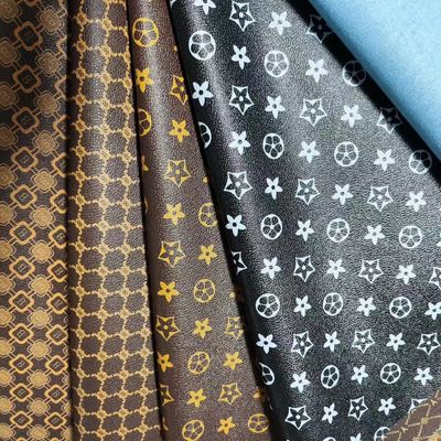 Vintage Mektup Baskılı PVC Deri Çantalar için Yumuşak Fırça Alt Ekolojik Dost