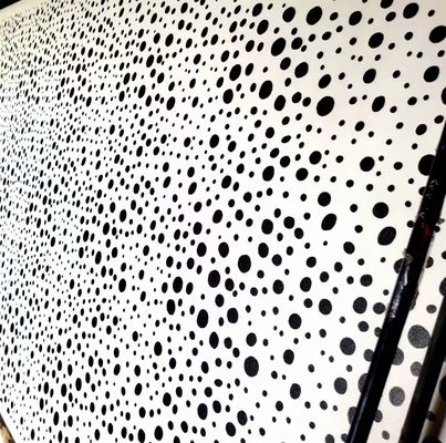 Polka Dot PU Sahte Deri Yumuşak Fırça Altı Polyurethane Kumaş Deri