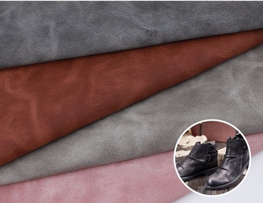 Yüksek kaliteli PU ayakkabı deri sahte deri Yangbuck giyim dayanıklı