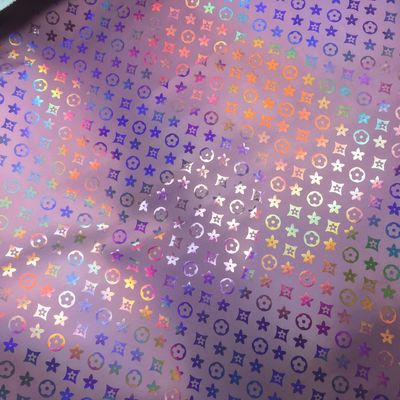 El çantası Lazer kazı PU Deri Renkli Pentagon Çiçeği Yapay Deri PU