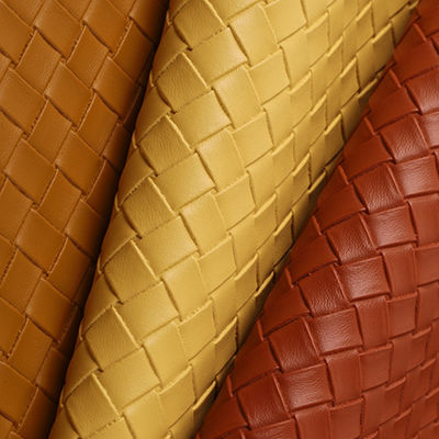 Yumuşak ve dayanıklı baskılı dokuma el çantası PVC sahte deri kumaş