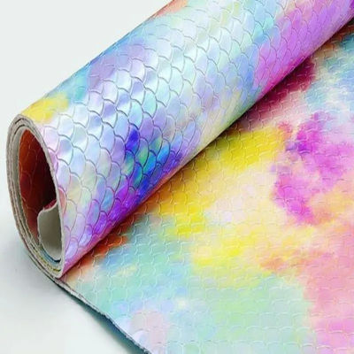 Çeşitli Lazer Kavramı PU Deri Su geçirmez PU Sahte Deri Renkli