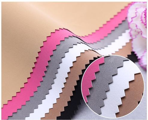 Zengin Kadife PU Ayakkabı Deri Antibakteriyel Sahte Deri Türü PU Solunumlu