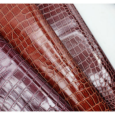 Parlak timsah deri PVC ambalaj kutusu timsah embossed deri