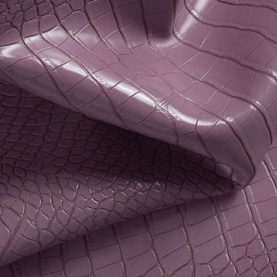 El çantası timsah yarı PU deri kumaş 1.2 mm kalınlığı özelleştirilmiş