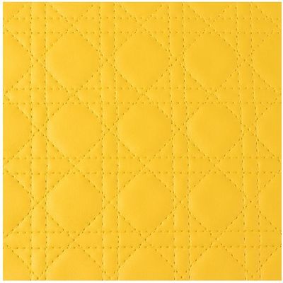 Çantalar için su geçirmez yapay PVC deri nakışlı plaid dokuma desen