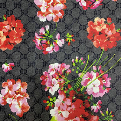 Basılı GD Mektup Çiçeği PVC Sahte Deri Çantalar Telefon Kutusu Paket Kutusu Deri Kumaş