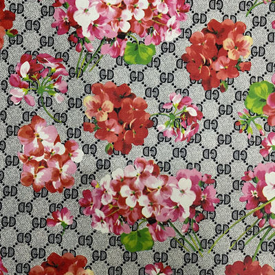 Basılı GD Mektup Çiçeği PVC Sahte Deri Çantalar Telefon Kutusu Paket Kutusu Deri Kumaş