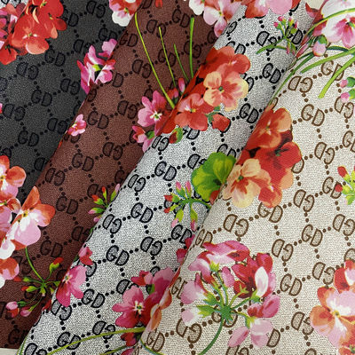 Basılı GD Mektup Çiçeği PVC Sahte Deri Çantalar Telefon Kutusu Paket Kutusu Deri Kumaş