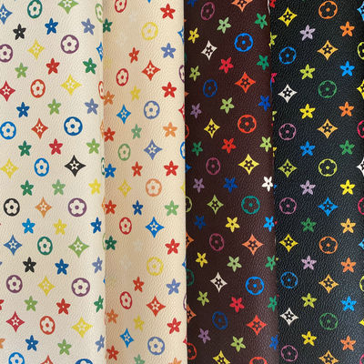 PVC Sentetik Sahte Deri Malzemesi Kirlenmeye Karşı Pentagon Baskılı