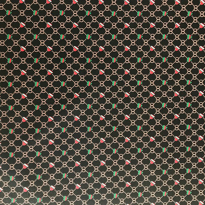 Basılı Kalp Şekli 8 numaralı PVC Sahte Deri Çanta Cüzdan Cüzdan Telefon Kutusu Paket Kutu Deri Kumaş