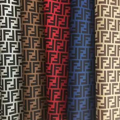 Baskılı Çift F Harfi PVC Sahte Deri Çanta Cüzdan Cüzdan Telefon Kutusu Paket Hediye Kutusu Deri Kumaş