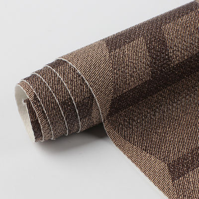 PVC yapay deri kumaş Retro basılı el çantası Gerçek taklit deri