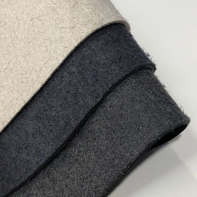 Ayakkabı için simüle edilmiş PU Mikrofiber Deri Retro Yanık Kabuk Deseni