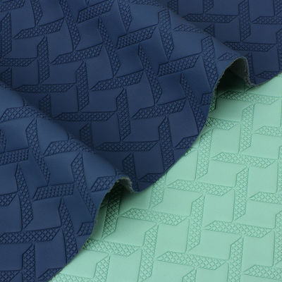 Özel araba zemin döşekleri deri dokuma örneği PVC deri malzemesi küf karşıtı