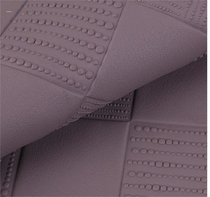 Çantalar için PVC Deri Kumaş Renkli Büyük Plaid PVC Taklit Deri Özel