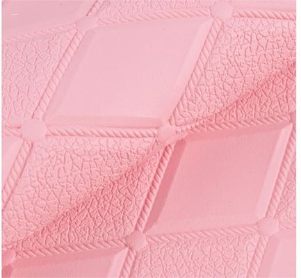 Çeşitli PVC çanta deri elmas plaid yumuşak sahte deri kumaş dekoratif