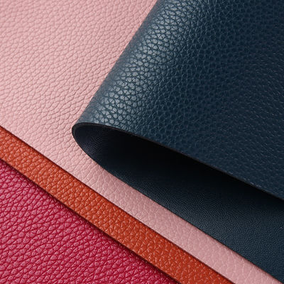 Çantalar için çift taraflı Lychee PVC Deri / Masa Çatısı Ekolojik Dost