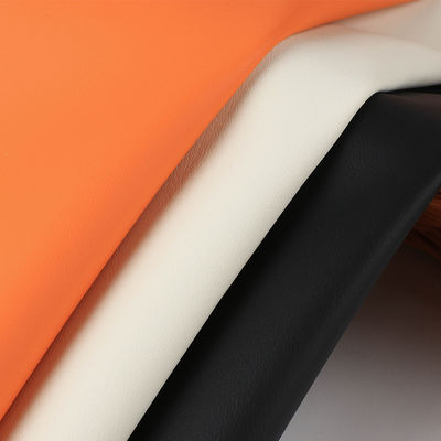 Mobilya için yumuşak PVC deri döşeme doku Napa deri kumaşı