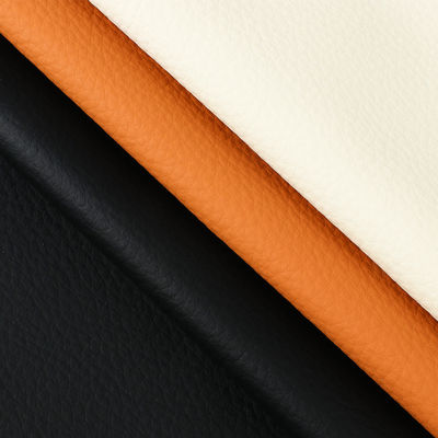 Yüksek Kaliteli PVC Kanepe Deri 1.0mm Kalınlığı Mobilya Litchi Sahte Deri