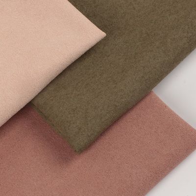 0.6mm Suede Mikrofiber Deri Ayakkabı için Çift Taraflı Kadife Kirlenme Karşıtı