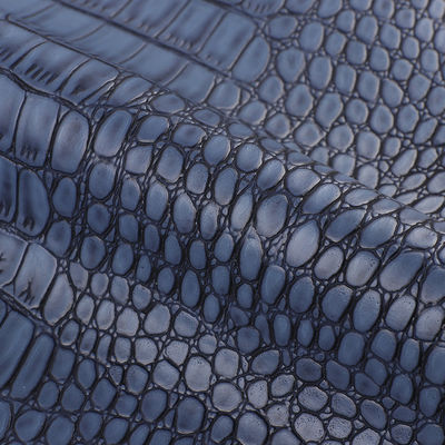 Ayakkabı için çıkartılmış mikro lif deri 1.2 mm Elegance Timsah desen deri