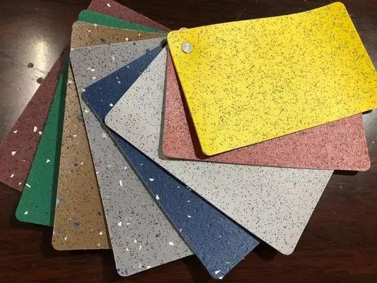 Sıvışmaya Dirençli Araba Zemin Yatakları Deri 2m Kuvars Vinyl Zemin Kelepçeleri Deri