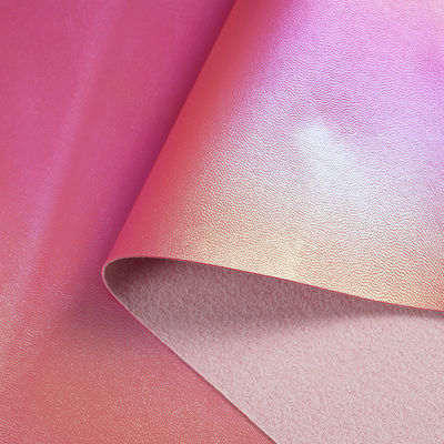 Renkli Eğimli Elmas PVC Sahte Yapay Deri Çantası Deri Kumaş Malzemesi