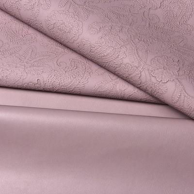 3D Retro Floral Embossed PVC Deri El Çantası Paketleme Kutusu Dekoratif Kumaş Placemat Sahte Deri