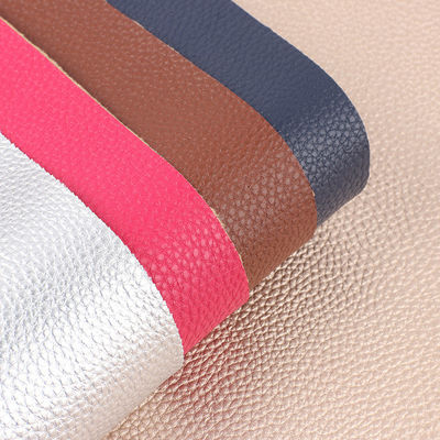 PU Rexine Litchi Yapay Deri Çantalar Duvar Kağıtları Cüzdanlar Ayakkabılar Sahte Deri Malzemesiyle Defterler