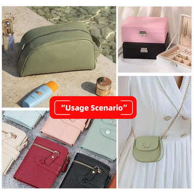 PU Napa Desenli Suni Deri Çanta Cüzdan Dekore Kemer Kılıfı Kutu Dış Mekan Esnek