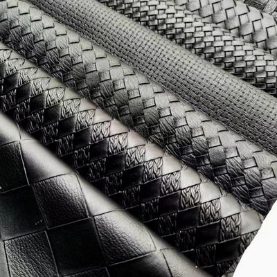 Looped Fabric Dikiş desenli PVC sentetik deri baskılı ayakkabılar çantalar mobilya el sanatı araba sahte deri kumaş germe