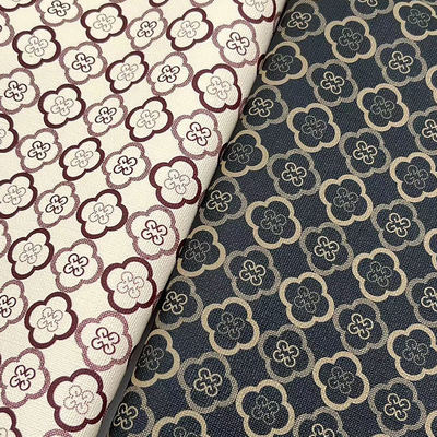 Pvc Dört Yapraklı Çubuk Baskı Biçim Çanta Paketleme Dizüstü Telefon Kabuk Sahte Deri Kumaş