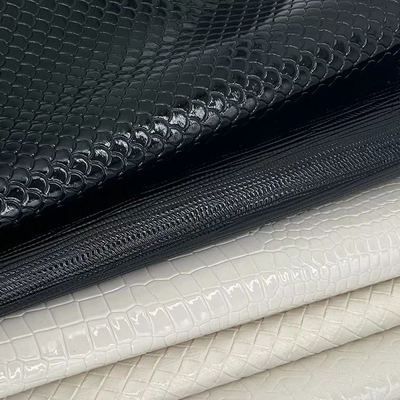 PVC Suni Deri Telefon Kılıfı Mobilya Zanaat Işıltılı Parlak Kabartmalı Stil Esneme Özelliği ile Su Geçirmez Astar Kanepe için